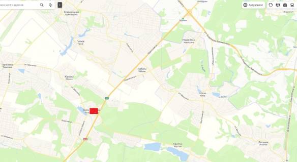 Billboard B in Vita-Poshtova, 3х6  M-05.Odessa Kiev Vita Poctovaa na svetofore vyezd s Kruglika 19 km. (B) scheme