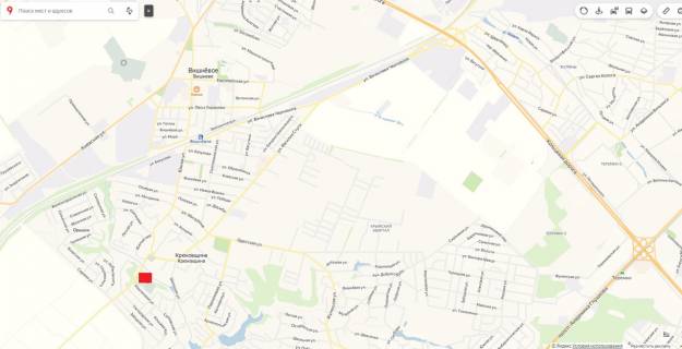 Billboard B in Kryukivshchyna, 3х6  Kiev-selo Krukovsina,st.Cernovola (V) scheme