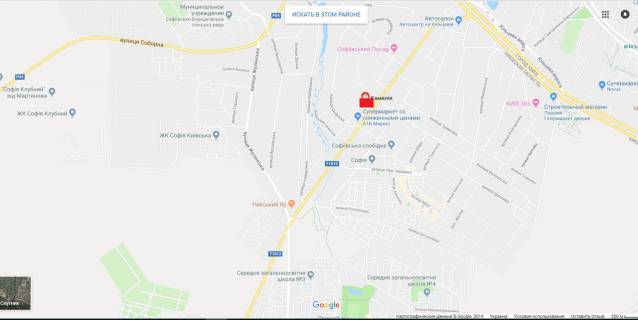 Billboard B in Sofiivska Borshchagivka, 3х6  st.Kievskaa  ,Boarka-Visnevoe-Kievskaa bol'saa okruznaa (B) scheme