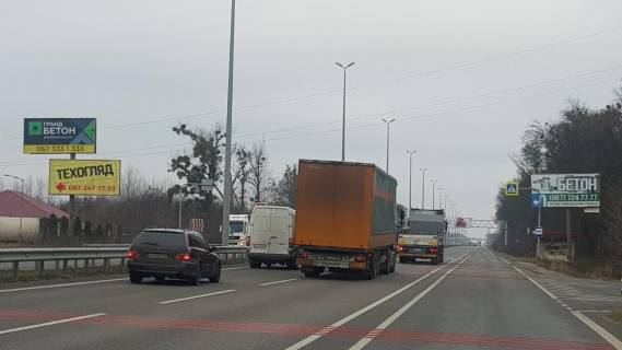 Billboard B in Kopiliv, 3х6  M-06 Kiev-Zitomir 45 km 000 m Photo 1