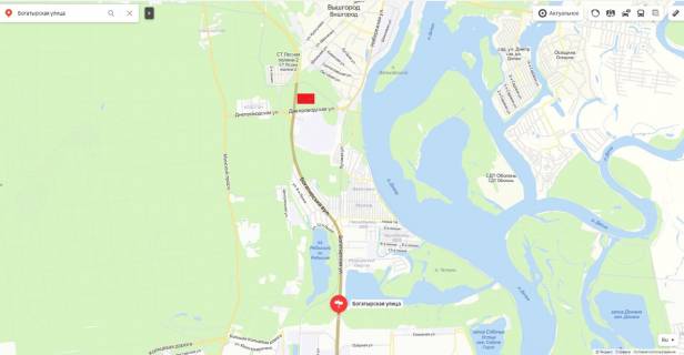 Billboard A in Kyiv, 3х6  st.Bogatyrskaa,za 100 m. posle povorota na g.Vysgorod, v napravleniii R-02 scheme