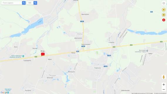 Billboard B in Kiev roads, 3х6  M-06 Zitomir-Kiev 29 km 000 m scheme