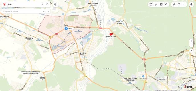 Billboard A in Kyiv, 3х6  M-07 Gostomel' Kiev 21 km 800m.(A) scheme