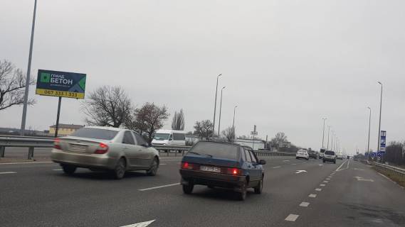 Billboard B in Lyubimivka, 3х6  M-06 Kiev-Zitomir 32 km 000 m Photo 1