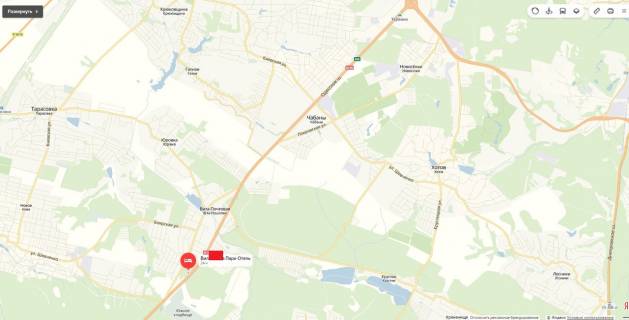 Billboard B in Vita-Poshtova, 3х6  M-05.Kiev-Odessa,Vita-poctovaa, scheme