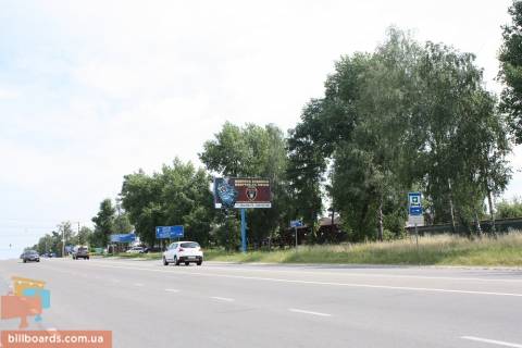 Billboard A in Vishgorod Trassa Kiev-Ivankov-Ovruc, sprava, 100 m pered povorotom g. Visgorod iz Kieva Photo 1