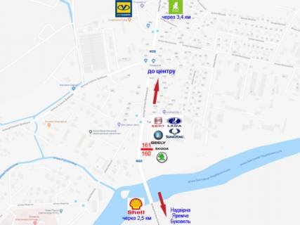 Billboard A in Ivano-Frankivsk, 3х6  Konoval'ca scheme