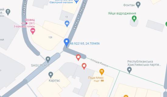 Video Billboard  in Ivano-Frankivsk, 1.8х1.2  Галицька - 657689 scheme