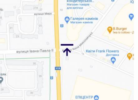 Billboard  in Ivano-Frankivsk, 3х6  Миколайчука scheme