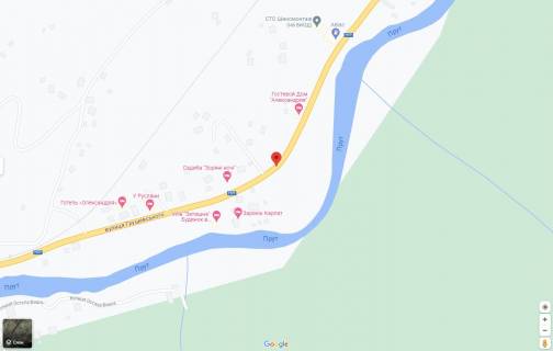 Billboard  in Ivano-Frankivsk, 3х6  вулиця Грушевського, Яремче, Івано-Франківська область, Траса Н-09 Мукачево-Львів scheme