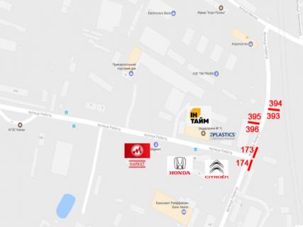 Billboard A in Ivano-Frankivsk, 3х12  Rebeta, Mikitinec'ka, Makuhi scheme