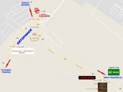 Billboard  in Ivano-Frankivsk, 3х6  H-10 scheme