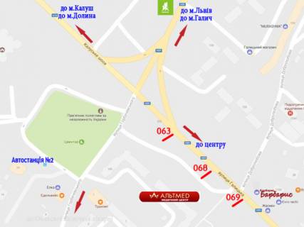 Billboard  in Ivano-Frankivsk, 3х6  Галицька scheme