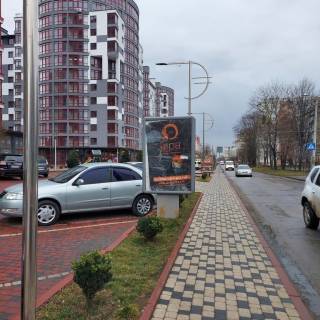 Citylight B in Ivano-Frankivsk, 1.8х1.2  Simonenka, poruc ZK Evropejs'kij Siti, napramok vid Metro Photo 1