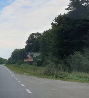 Billboard A in Vistova, 3х6  trasa Strij-Ivano-Frankivs'k m. Vistova No5 (Ivano-Frankivs'ka oblast') trasa N 10 Ivano-Frankivs'kij - Kalus, miz selami Vistova-Bodnariv., st. A Photo 1