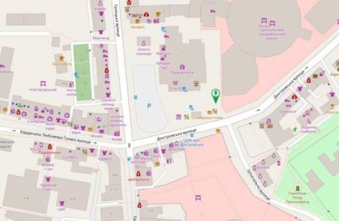 Citylight  in Ivano-Frankivsk, 1.8х1.2  Дністровська scheme