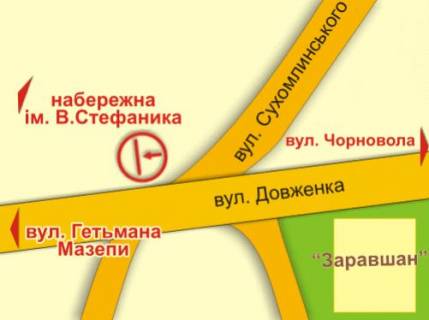 Billboard  in Ivano-Frankivsk, 3х6  Довженка scheme