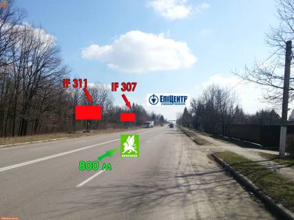 Billboard B in Colomia, 3x6  Kolomia-Separivci  vizd (B) _do Epicentru (1.5km), do AZS OKKO (3km) Photo 1