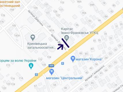 Billboard  in Ivano-Frankivsk, 3х6  Крихівецька scheme