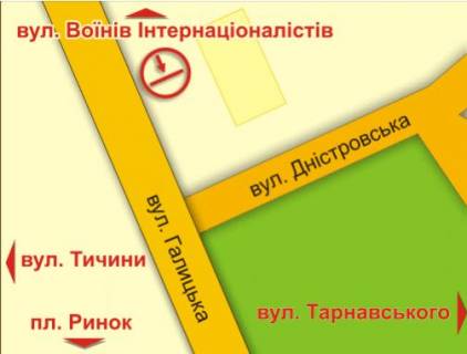 Citylight A in Ivano-Frankivsk, 1.8х1.2  Dnistrovs'ka scheme