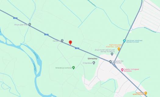 Billboard B in , 3х6  s. Separivci, Kolomijs'kogo rajonu, st. T. Sevcenka/navproti Vodokanalu, napram na Cernivci, st. B scheme