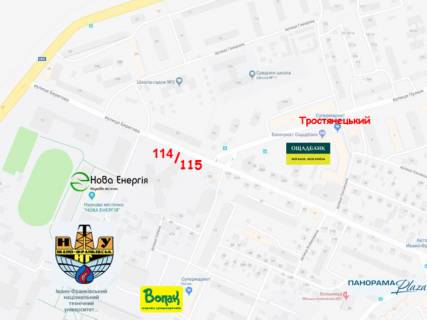 Billboard A in Ivano-Frankivsk, 3х6  Naberezna, Beregova scheme