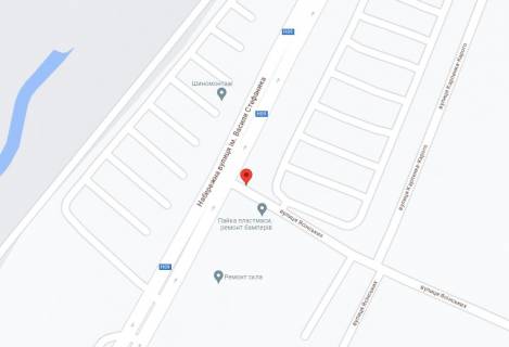 Billboard B in Ivano-Frankivsk, 3х6  st. Naberezna im. V.Stefanika (pered povorotom na st. Levic'kogo) st B. scheme