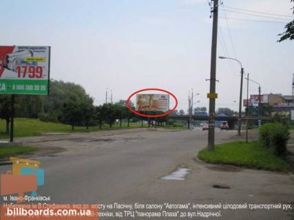 Billboard B in Ivano-Frankivsk, 3х6  Naberezna Photo 1