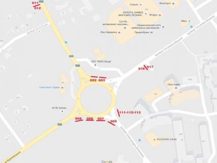 Billboard  in Ivano-Frankivsk, 3х6  Набережна scheme