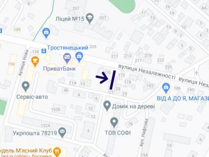 Billboard  in Ivano-Frankivsk, 3х6  Незалежності scheme