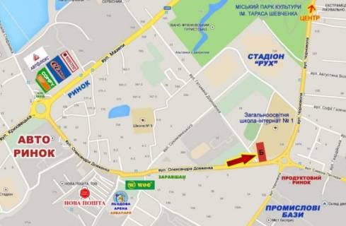 Billboard  in Ivano-Frankivsk, 3х6  Довженка scheme