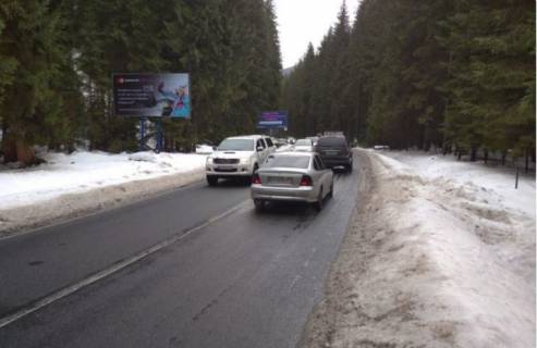 Billboard B in Ivano-Frankivsk highways, 3х6  selo Ablunica Photo 1