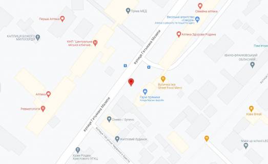 Citylight  in Ivano-Frankivsk, 1.24х1.86  Мазепи scheme