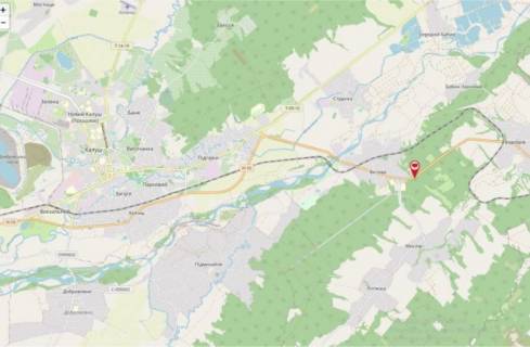 Billboard B in Vistova, 3х6  trasa Strij-Ivano-Frankivs'k scheme