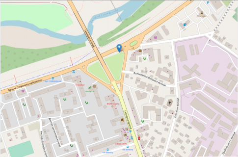 Billboard  in Ivano-Frankivsk, 3х6  Надрічна scheme