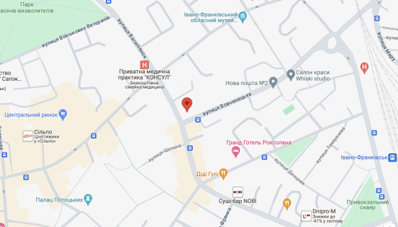 Citylight A in Ivano-Frankivsk, 1.8х1.2  Vovcinec'ka 2, perehresta Vasilianok scheme