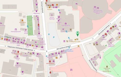 Citylight  in Ivano-Frankivsk, 1.8х1.2  Дністровська scheme