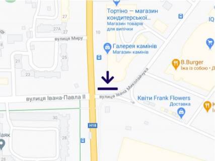 Billboard B in Ivano-Frankivsk, 3х6  Mikolajcuka scheme