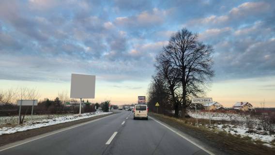 Billboard B in Berezivka (Ivano-Fr region), 6х6  Тараса Шевченка, Березівка. В"їзд зі сторони Тисменичан, ст. Б Photo 1