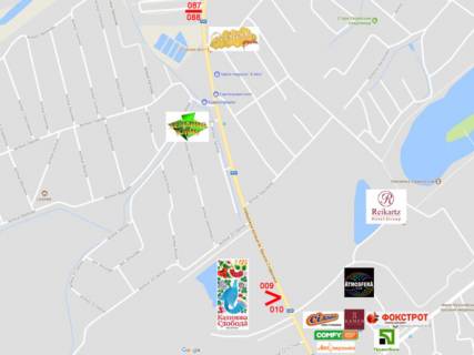 Billboard  in Ivano-Frankivsk, 3х6  Набережна scheme