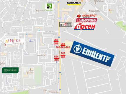 Billboard B in Ivano-Frankivsk, 3х6  Ivasuka scheme