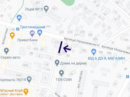 Billboard  in Ivano-Frankivsk, 3х6  Незалежності scheme