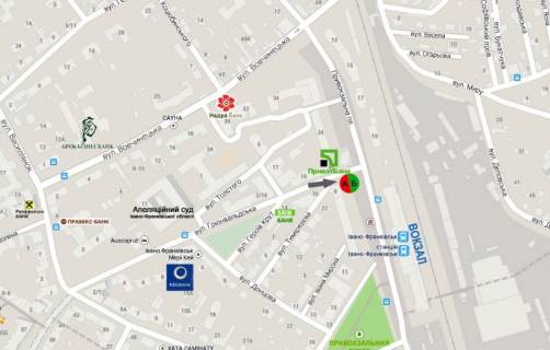 Citylight  in Ivano-Frankivsk, 1.8х1.2  Грюнвальдська scheme