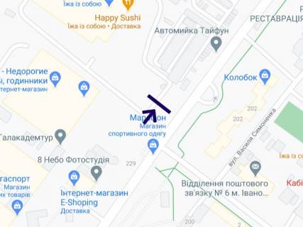 Billboard  in Ivano-Frankivsk, 3х6  Вовчинецька scheme