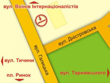 Citylight A in Ivano-Frankivsk, 1.8х1.2  Dnistrovs'ka scheme