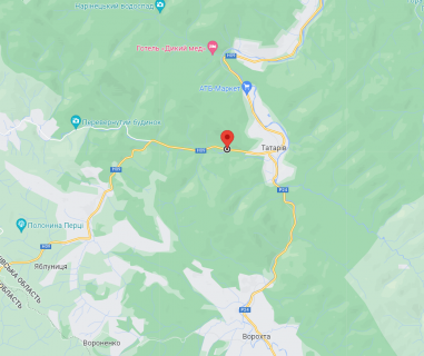 Billboard A in Tatariv, 3х6  st. Nezaleznosti, Tatariv, Ivano-Frankivs'ka oblast' scheme