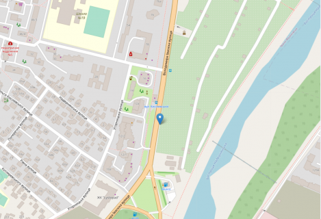 Billboard  in Ivano-Frankivsk, 3х6  Івасюка scheme