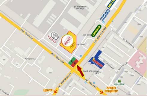 Prismatron, Prism  in Ivano-Frankivsk, 3х6  Вовчинецька - 657608 scheme