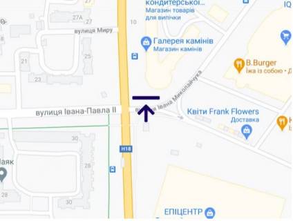 Billboard A in Ivano-Frankivsk, 3х6  Mikolajcuka scheme