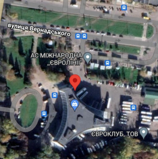 Citylight A in Lviv вул. Стрийська 109 , автовокзал scheme